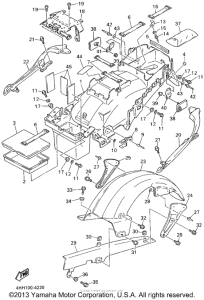 GTS1000AF Задний бампер