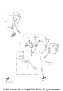 YZF-R1 Рулевые переключатели