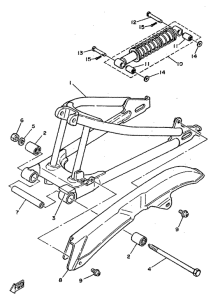 RD80 Rear arm. suspension