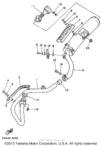 BW200N Выхлопная система