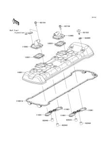 ZR1000 Крышка головки цилиндров