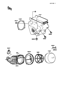 KX125 Воздушный фильтр