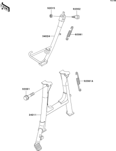 ZG1000 Подножка
