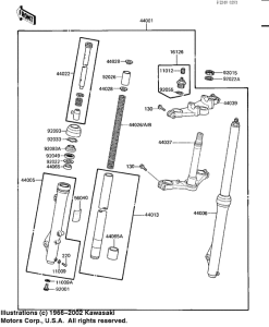  Вилка передней оси
