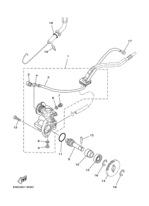 TDR125 Масляный насос