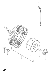 RM80 Зажигание