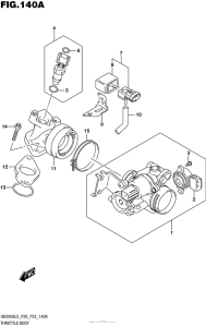 UH200 Throttle Body (Uh200Al5 P28)