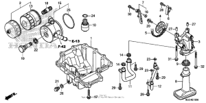 CBR600RR (ABS) Oil pan + oil pump
