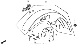 MB5 Переднее крыло