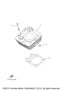 XT250YC Цилиндры