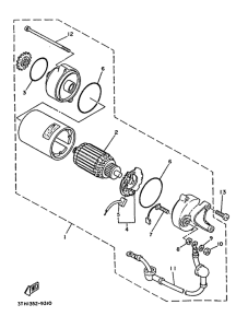 SR250 Стартер