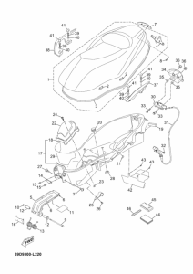 YP125R Пружина