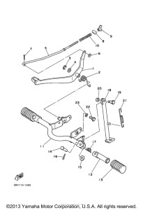 PW80N1 Подножки