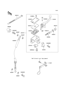 EX250 Главный тормозной цилиндр
