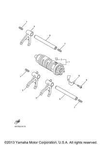 FZS1000RC Копирный вал