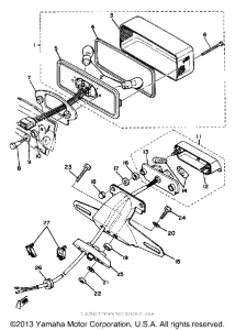 XS650SE Фонарь