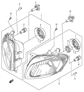 AN650 (ABS) Фара