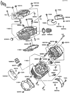 VN1500 Головка цилиндров