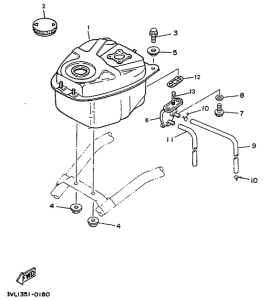CW50 Топливный бак