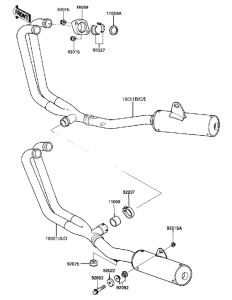 ZX600 Глушитель