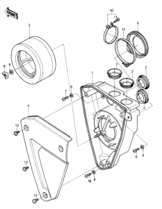 KX420 Воздухоочиститель