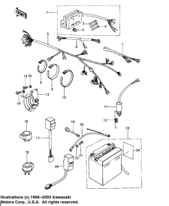 KZ650 Электрика