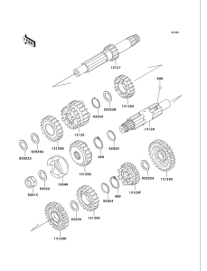 VN750 Трансмиссия