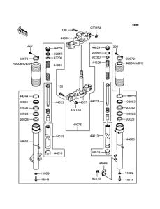  Передняя вилка