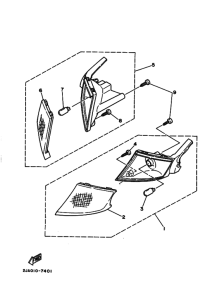 CG80Z Rear flasher light assy