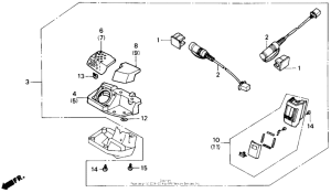 GL1500 Trunk pocket set 90