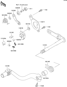 Механизм переключения передач