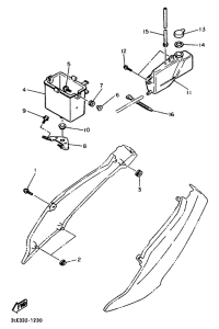 FZR1000 Боковые обтекатели 2