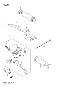 LS650 Рулевой рычаг