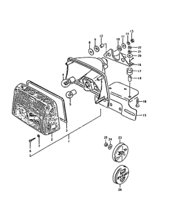 GS1000 Задний комбинированный сигнал