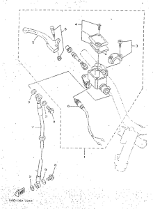 YN50 Bomba de freno delantera