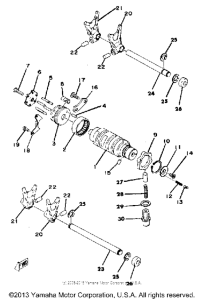 XS400E Переключение скоростей