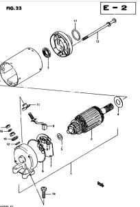 GS450 Стартерный мотор