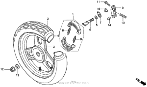 SA50 Переднее колесо