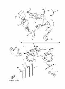 TTR125L Equipo electrico