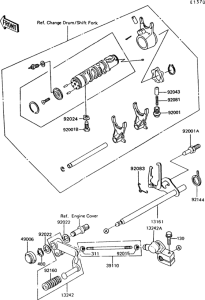 Z550 Механизм переключения передач