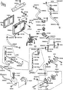 ZX600 Radiator(1 / 2)(zx600c-000001-011126)