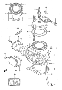 RM125 Цилиндр