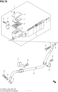 DL1000 (ABS) Цилиндр сцепления