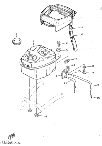CW50 Reservoir a carburant