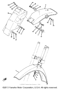DT100B Крыло переднее и задние