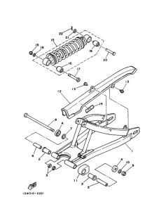 RZ125 ﾘﾔｱｰﾑ. ｻｽﾍﾟﾝｼﾖﾝ