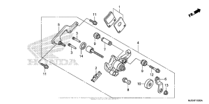NC700J (DCT) Стояночный тормоз