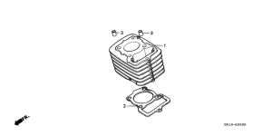 XR80R Цилиндр