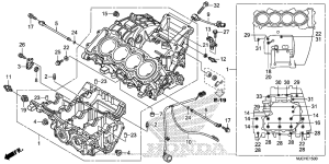 CBR600RR (ABS) Картер двигателя