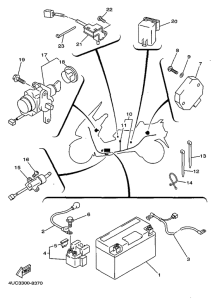 YP250 Электрика 1
